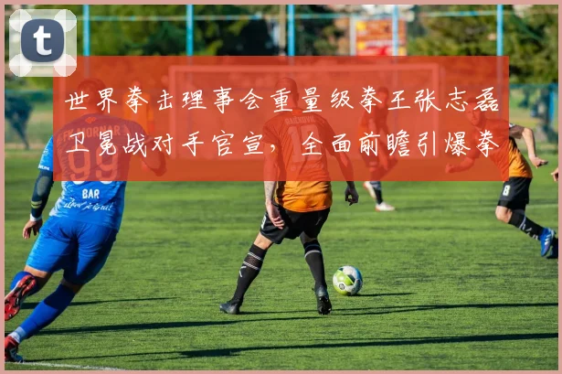 世界拳击理事会重量级拳王张志磊卫冕战对手官宣，全面前瞻引爆拳坛