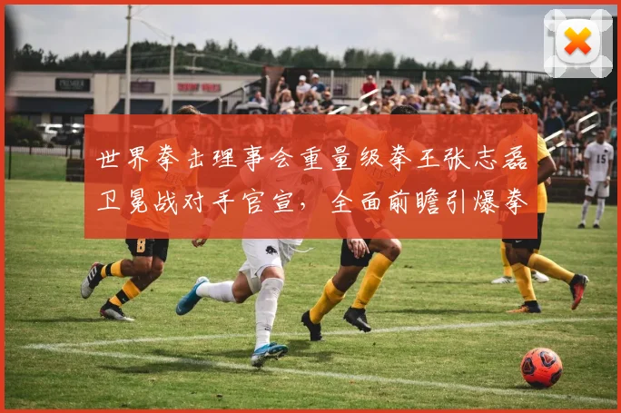 世界拳击理事会重量级拳王张志磊卫冕战对手官宣,全面前瞻引爆拳坛